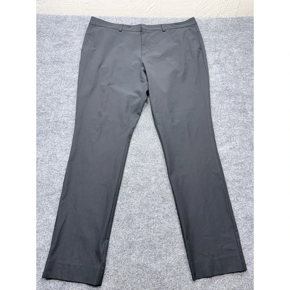 G/FORE Mens Black Performance Golf Pants Tapered Fit 40/34 Stretch - Picture 2 of 9